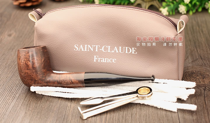 法国CHACOM CC石楠木烟斗 POCHETTE ST CLAUDE 圣克劳德套装斗T1-1