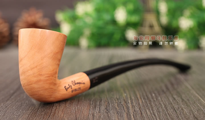 法国Butz Choquin BC石楠木烟斗 BYBLOS小阅读斗 原木色1116-1
