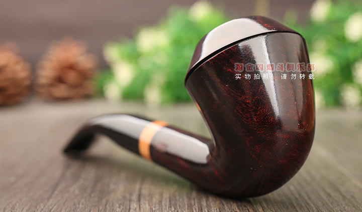 法国Butz Choquin BC石楠木烟斗 BURGUNDY勃艮第 光面-2