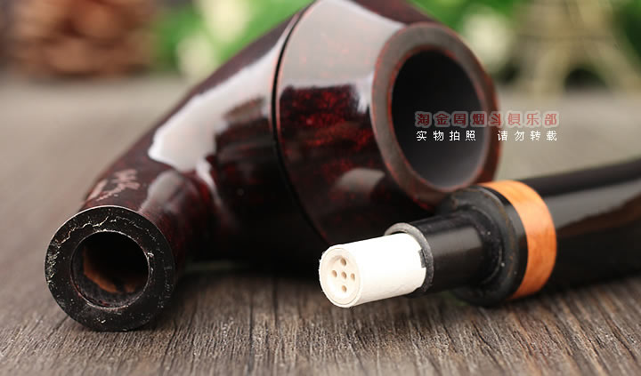 法国Butz Choquin BC石楠木烟斗 BURGUNDY勃艮第 光面-6