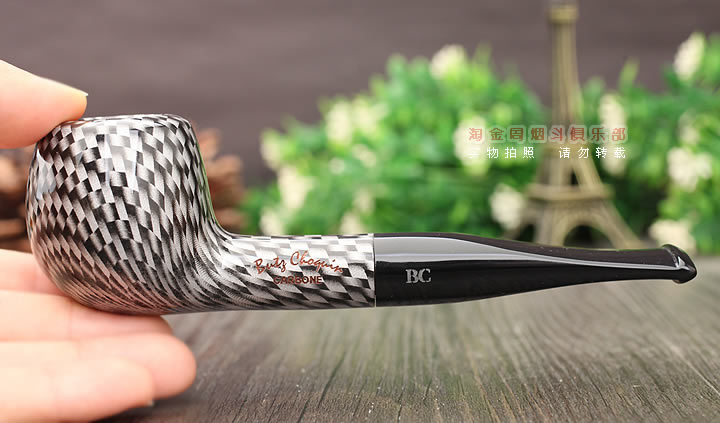 法国butz choquin BC 石楠木烟斗 CARBONE碳纤维 1690-9