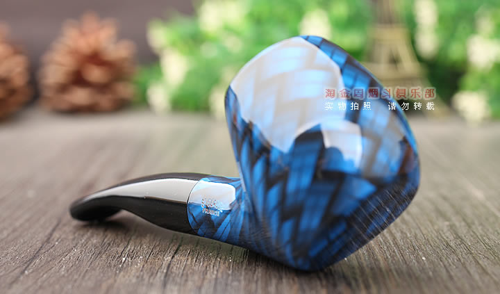 法国BC 石楠木烟斗 NEW CHROMATIC BLEUE CARRE 口袋斗蓝色-2