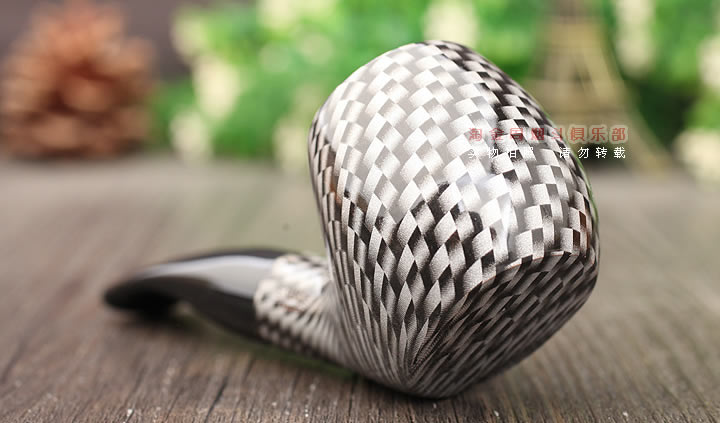 法国BC 石楠木烟斗 NEW CHROMATIC NOIRE CARBO 口袋斗碳纤维-2