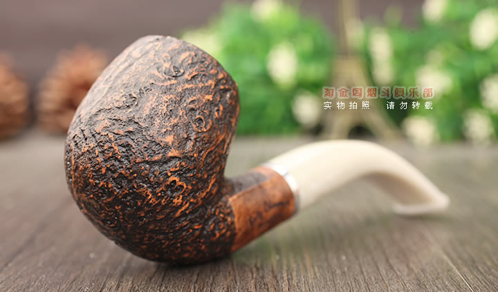 法国butz choquin BC 石楠木烟斗 PLOGOFF 麻面1320-1