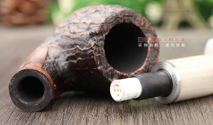 法国butz choquin BC 石楠木烟斗 PLOGOFF 麻面1320-6