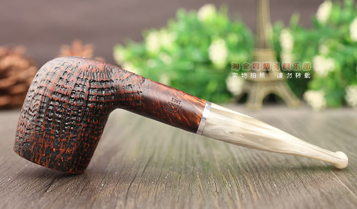 法国butz choquin BC 石楠木烟斗 PLOGOFF 麻面1601-4