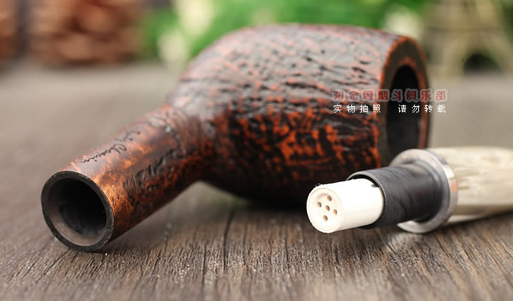 法国butz choquin BC 石楠木烟斗 PLOGOFF 麻面1601-6