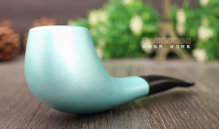 法国butz choquin BC 石楠木烟斗 PASTEL VERT 浅绿色-1