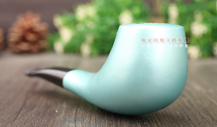 法国butz choquin BC 石楠木烟斗 PASTEL VERT 浅绿色-2