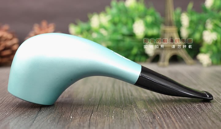 法国butz choquin BC 石楠木烟斗 PASTEL VERT 浅绿色-4