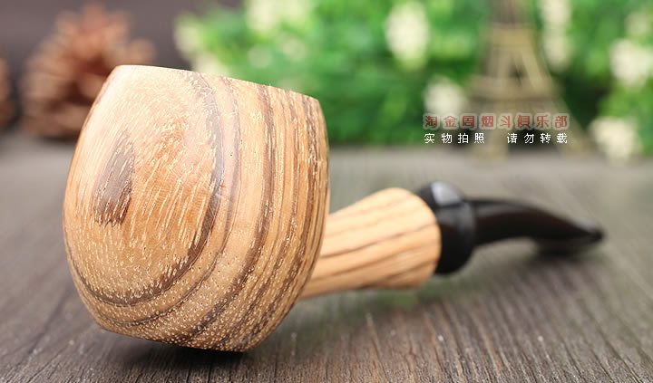 法国butz choquin BC烟斗 Zebra斑马 弯式1603-1