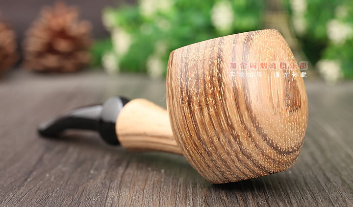 法国butz choquin BC烟斗 Zebra斑马 弯式1603-2