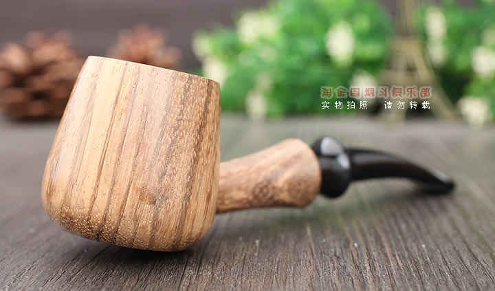 法国butz choquin BC烟斗 Zebra斑马 弯式1772-1